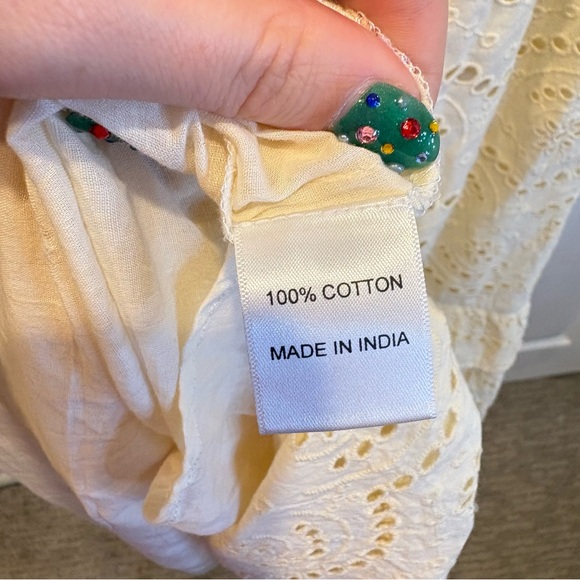 NWT Ivy City Co Cream Long Sleeve Ava Dress - Size Large - Picture 12 of 13